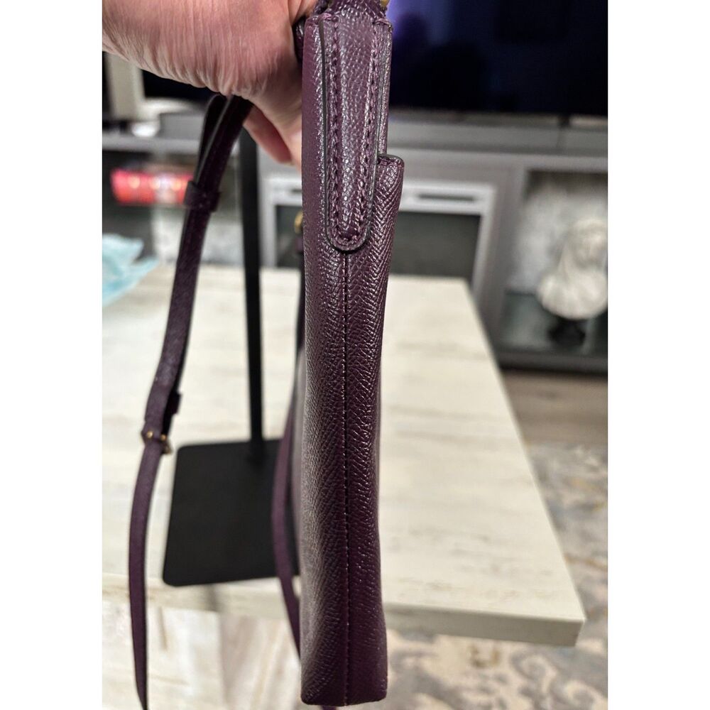 Coach Kitt Messenger Crossbody Deep Plum - Picture 6 of 7
